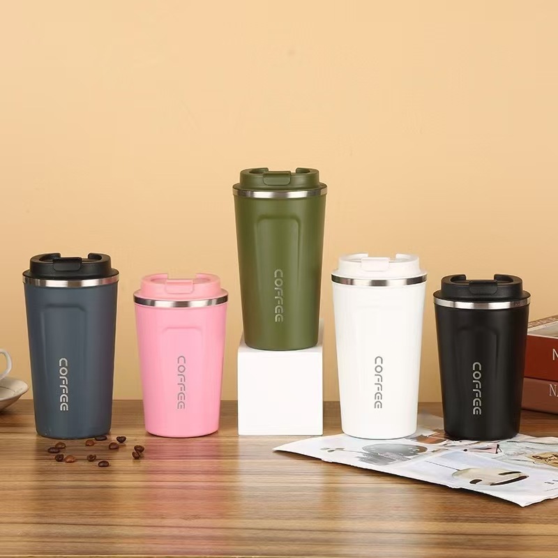 厂家直供简约户外真空双层不锈钢咖啡杯保温杯商务随行礼品杯批发详情1