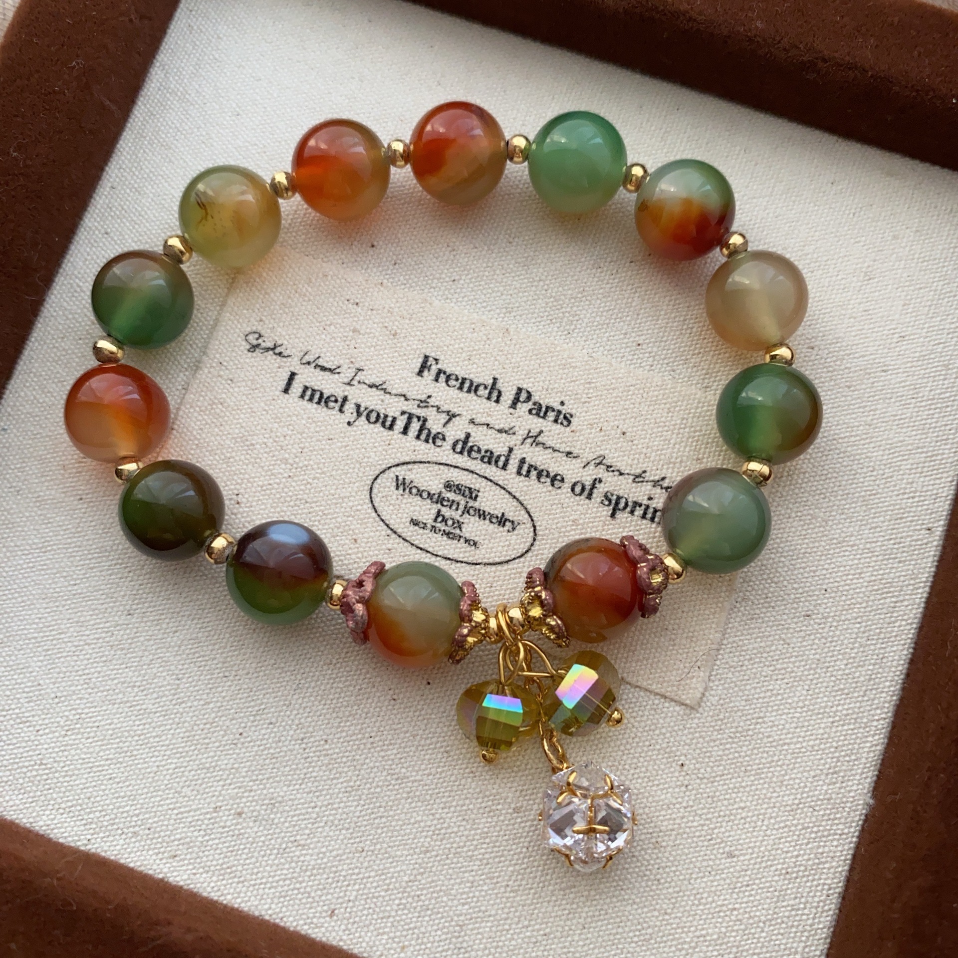 南红玛瑙手串小众设计手链玄学葫芦平安扣国风优雅气质女款手圈详情37