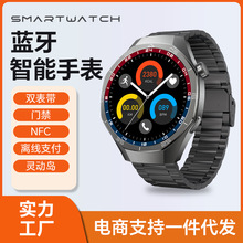 新款智能手表华强北蓝牙血糖支付NFC心率心电男士老人手表详情7