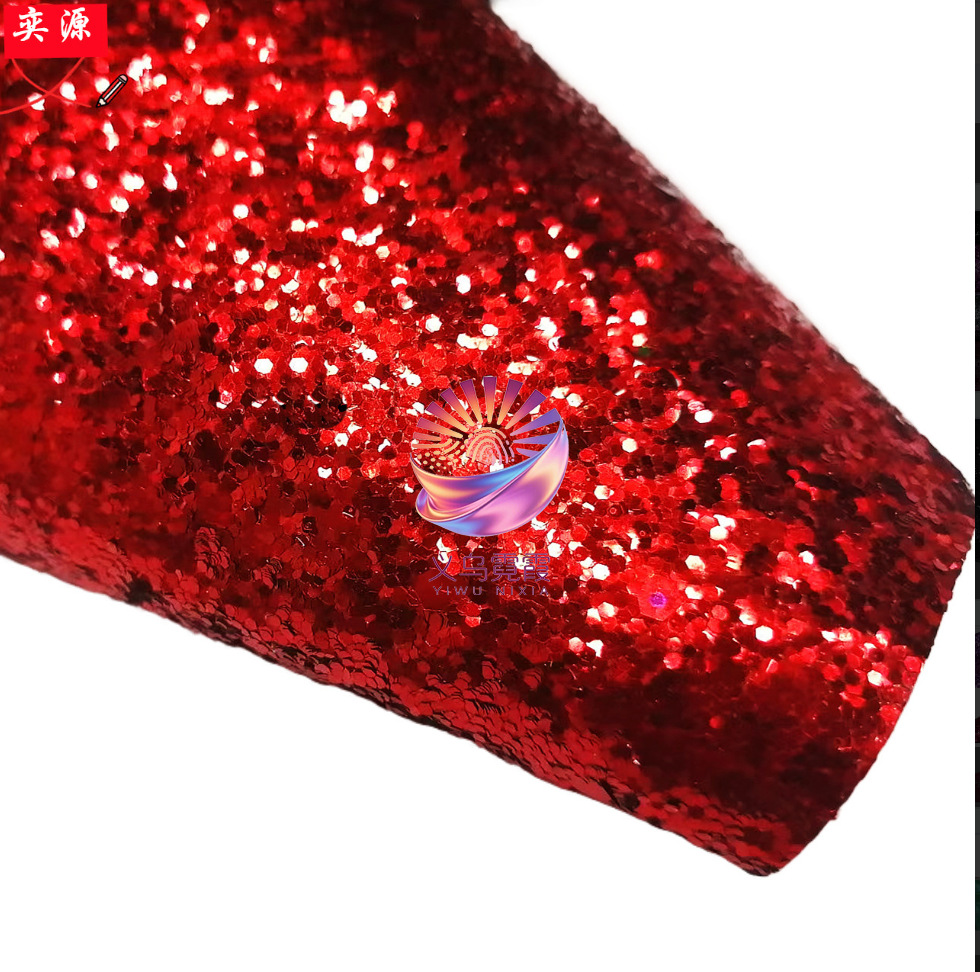 金葱PU格利特大葱片闪粉撒粉皮革布料纺织墙布大小亮片珠光地毯详情11