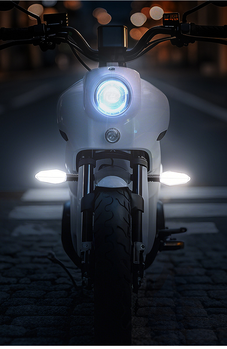 Motorcycle projection turn signal lights, electric vehicle ground lights, iridescent atmosphere LED atmosphere turning lights, high-brightness warning lights pic 14