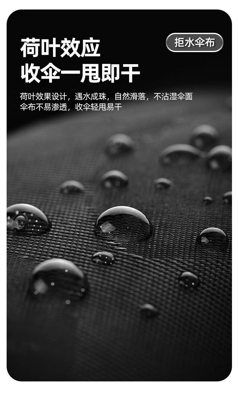 雨伞晴雨两用伞折叠遮阳防晒太阳伞跨境黑胶防晒伞居家日用详情2