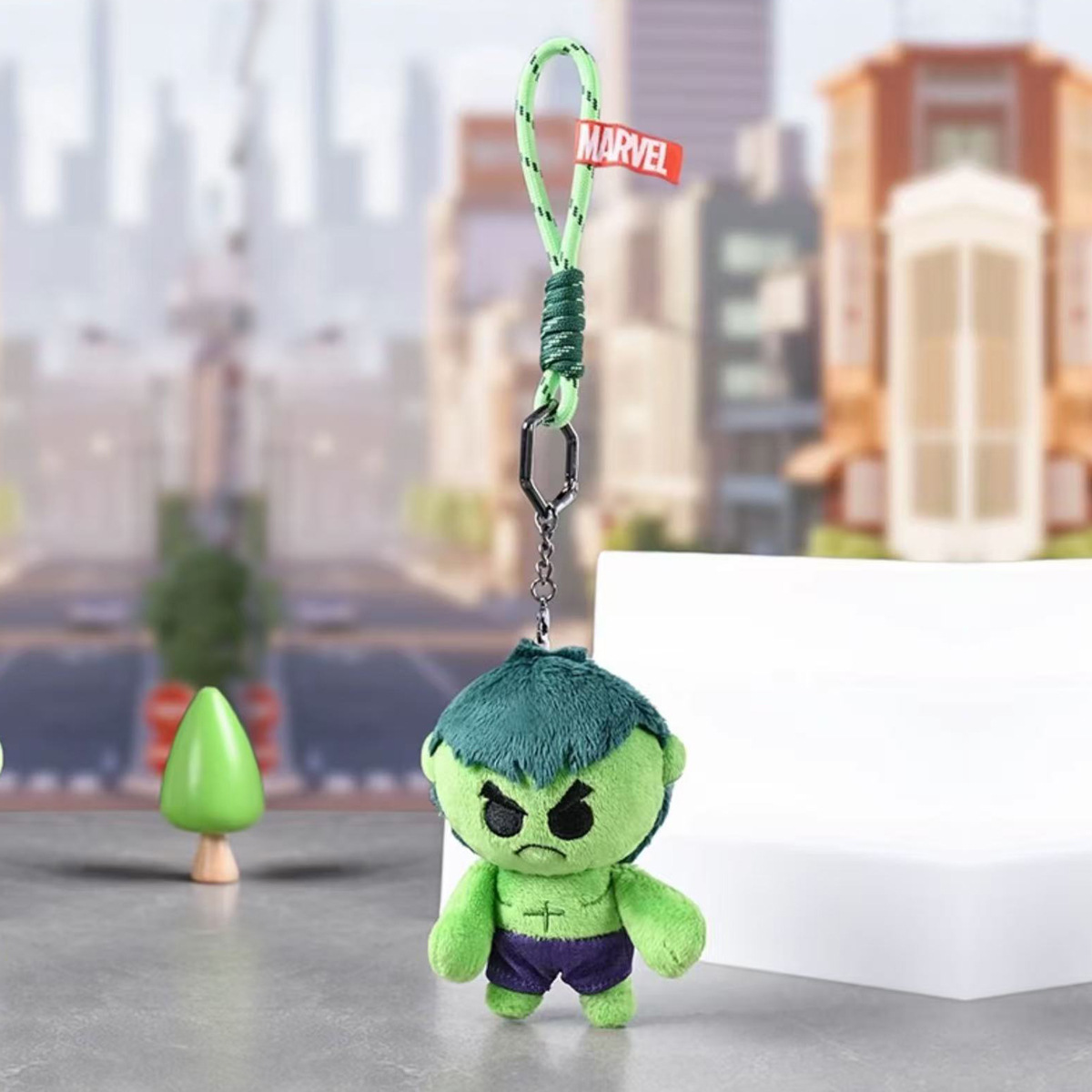 Disney-authorized Marvel Spider-Man, Iron Man and Hulk plush toy pendant Captain America keychain pic 8