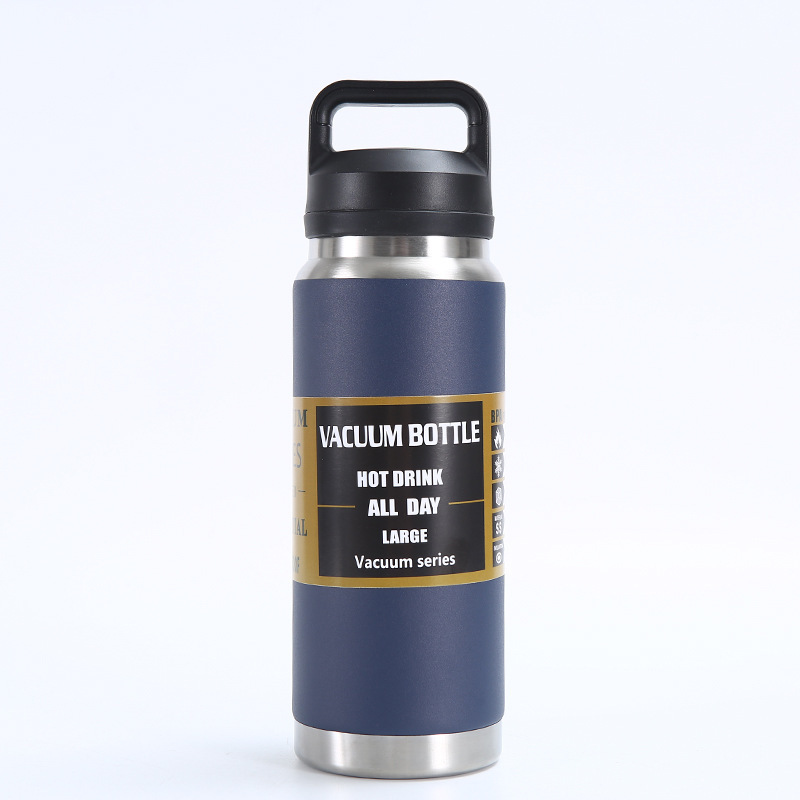 New large-capacity 304 stainless steel insulated cup for foreign trade, outdoor portable double-layer car cup, mountain climbing sports water bottle pic 27