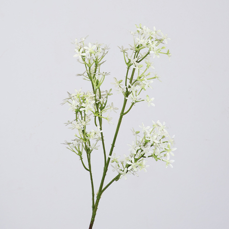 仿真银冠花小碎花野花仿真花造景装饰花假花婚礼布置插花花材花艺详情4