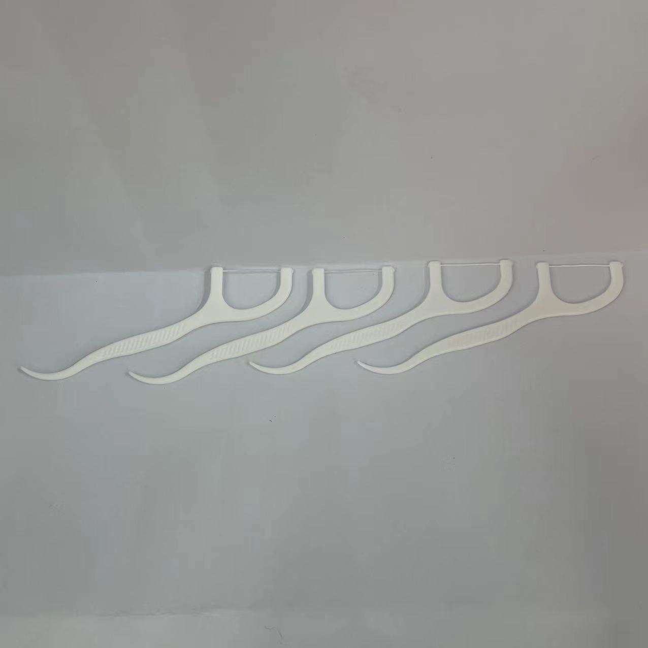 Dental floss box set, disposable plastic toothpicks for dental care, portable dental floss sticks, family set, 10 floss sticks pic 6