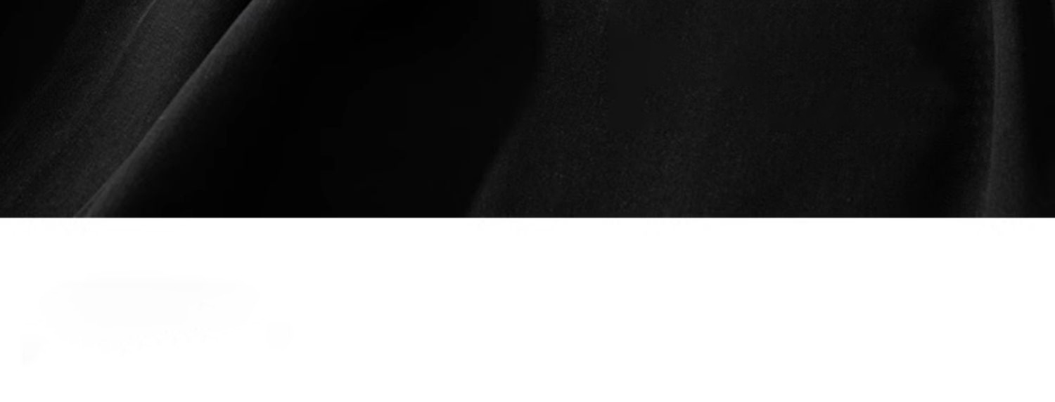 السراويل السوداء السوداء الكبيرة الحجم، التي يرتديها الرجال، ذات السراويل الطويلة ذات البدلات العالية، والسراويل الصفية رقيقة من الحرير الجليدي pic 15