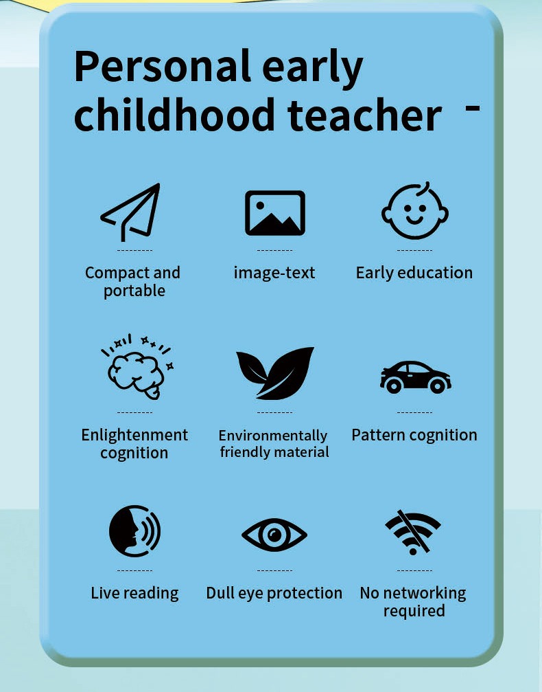 卡片机儿童早教益智插卡儿童0到8岁英文启蒙插卡机熊宝早教卡片机详情2