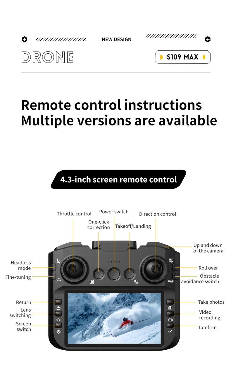 跨境新品迷你无人机航拍四轴飞行器遥控飞机光流高清无刷避障玩具详情16