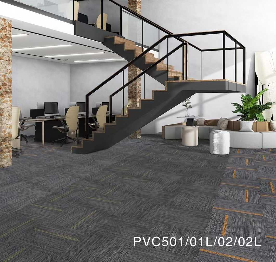 绿生新材料办公室地毯PVC底丙纶方块地毯加厚耐磨拼接地毯写字楼直播间地毯模块化拼接地毯环保无异味多色可选随心搭配PVC打详情16