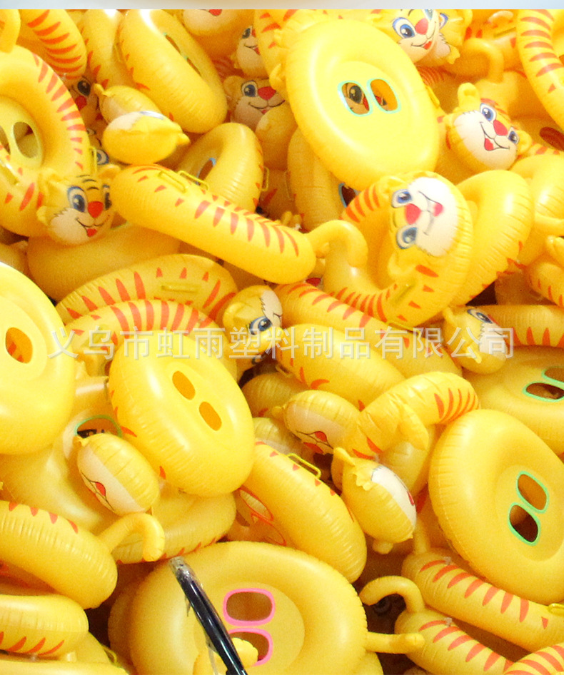 Tiger infant inflatable swimming boat, large baby prone boat with sitting boat manufacturer wholesale cartoon inflatable toys pic 10