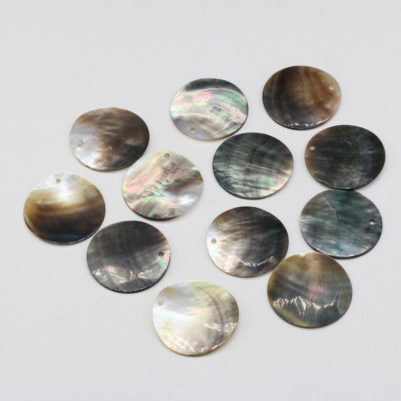 Simple and natural shell, sea shell, black shell, white shell pendants, DIY jewelry accessories, handcrafted jewelry necklaces pic 17