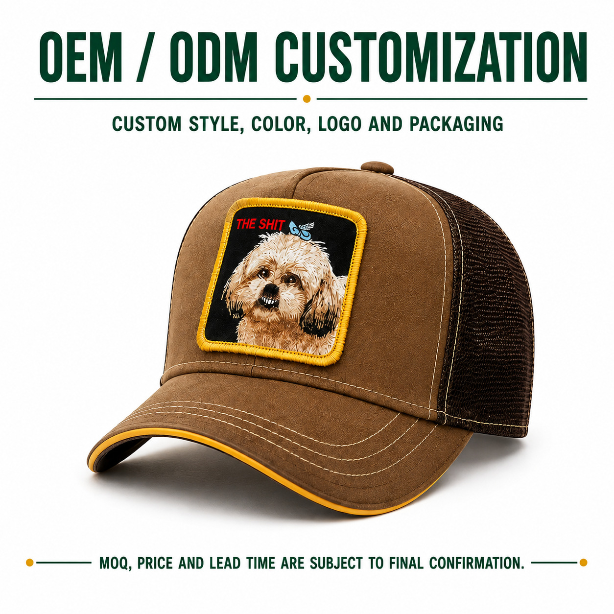 Baseball cap OEM/ODM customization source factory, sample making based on provided drawings, embroidered and printed advertising caps, cross-border foreign trade supply pic 8