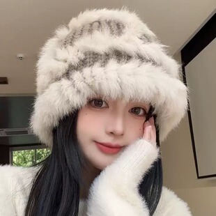 镂空花朵流苏包头帽女吊坠民族风针织套头帽薄款手工编织堆堆帽子详情3