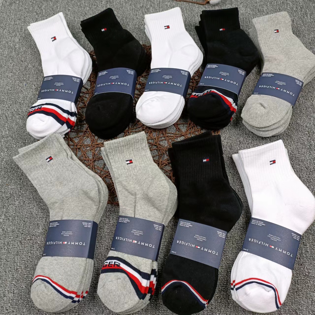 Tomyhifigr男女运动袜加厚毛巾底汤米情侣户外袜托米男女袜批发详情1