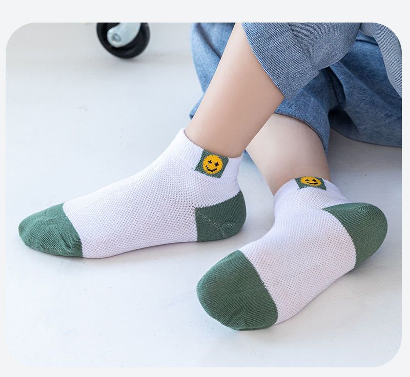 夏季儿童薄款袜子男童女童宝宝袜子网眼轻薄透气不起球短袜详情18