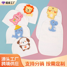 升级版带挂扣水洗纱布毛巾纯棉儿童洗澡小毛巾澡巾 洗脸巾30*50CM详情7