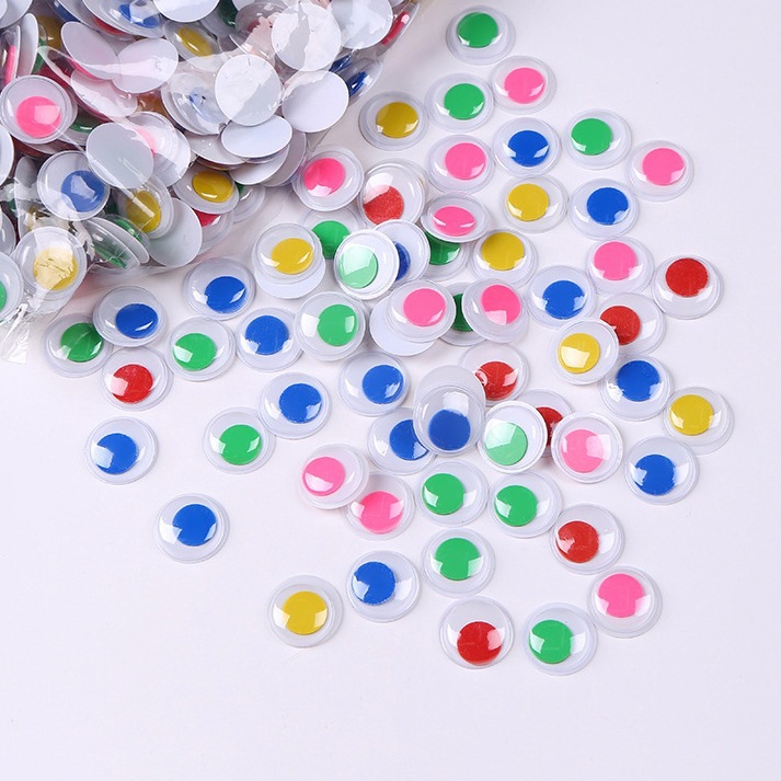 diy Twisty stick accessories, material package, flower pole, tape, flower core, flower bud, movable eye ball, tassel, ball of hair, glue material pic 8