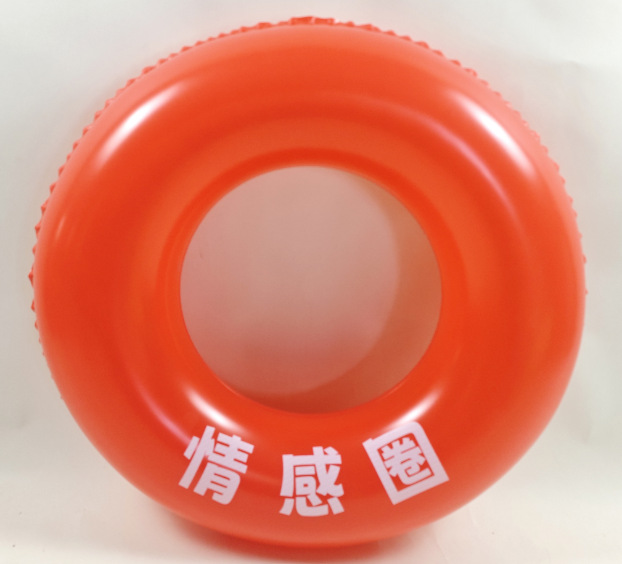 工厂直销PVC情绪价值生活圈套充气泳圈夏季泳池海滩游泳圈休闲娱详情2