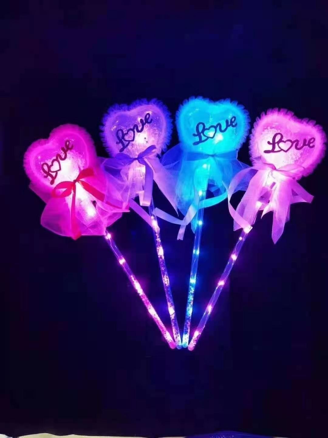 New Douyin LED light-up Internet celebrity bouncy balls, handheld fairy wands, street stall toys, bestsellers, wholesale from the manufacturer pic 7