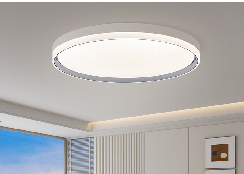 Full-spectrum eye-protecting, high-end, modern, simple and elegant bedroom room main light, balcony led ceiling light, Zhongshan lighting fixtures pic 27