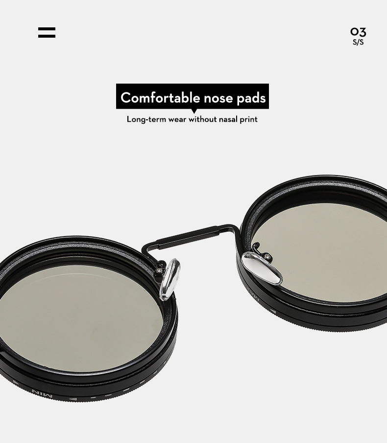 Nuevo material ND9 rango ajustable reducción de luz sombreado pesca doble filtro gafas protección uv polarizado gafas de sol set pic 14