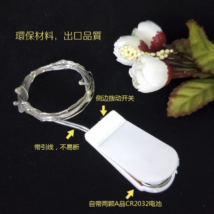 串灯装饰灯2032纽扣灯灯铜丝灯圣诞灯串小灯灯带串串灯灯带礼物灯详情4