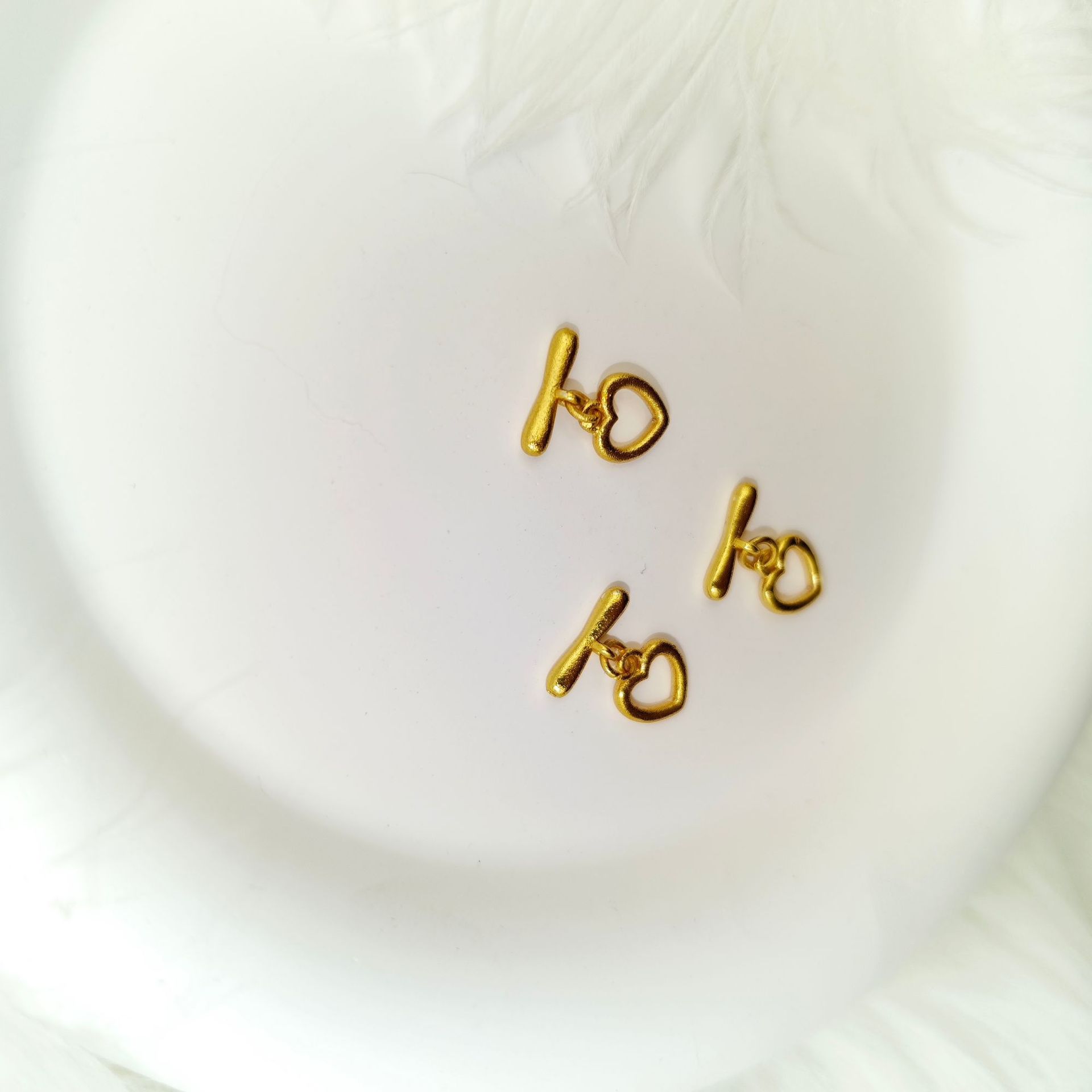 Color-preserving pure copper plated with ancient gold OT clasp necklace, bracelet, and end connection clasp diy accessory factory pic 9