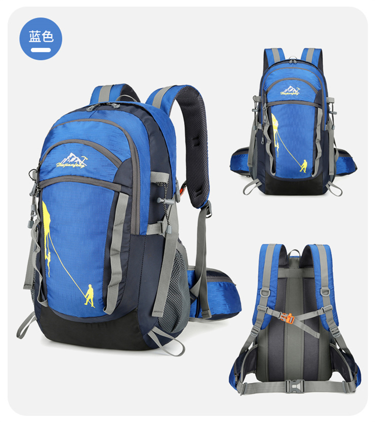 Wholesale of new backpacks, hiking sports backpacks, large-capacity water-resistant casual cycling and mountaineering bags pic 27