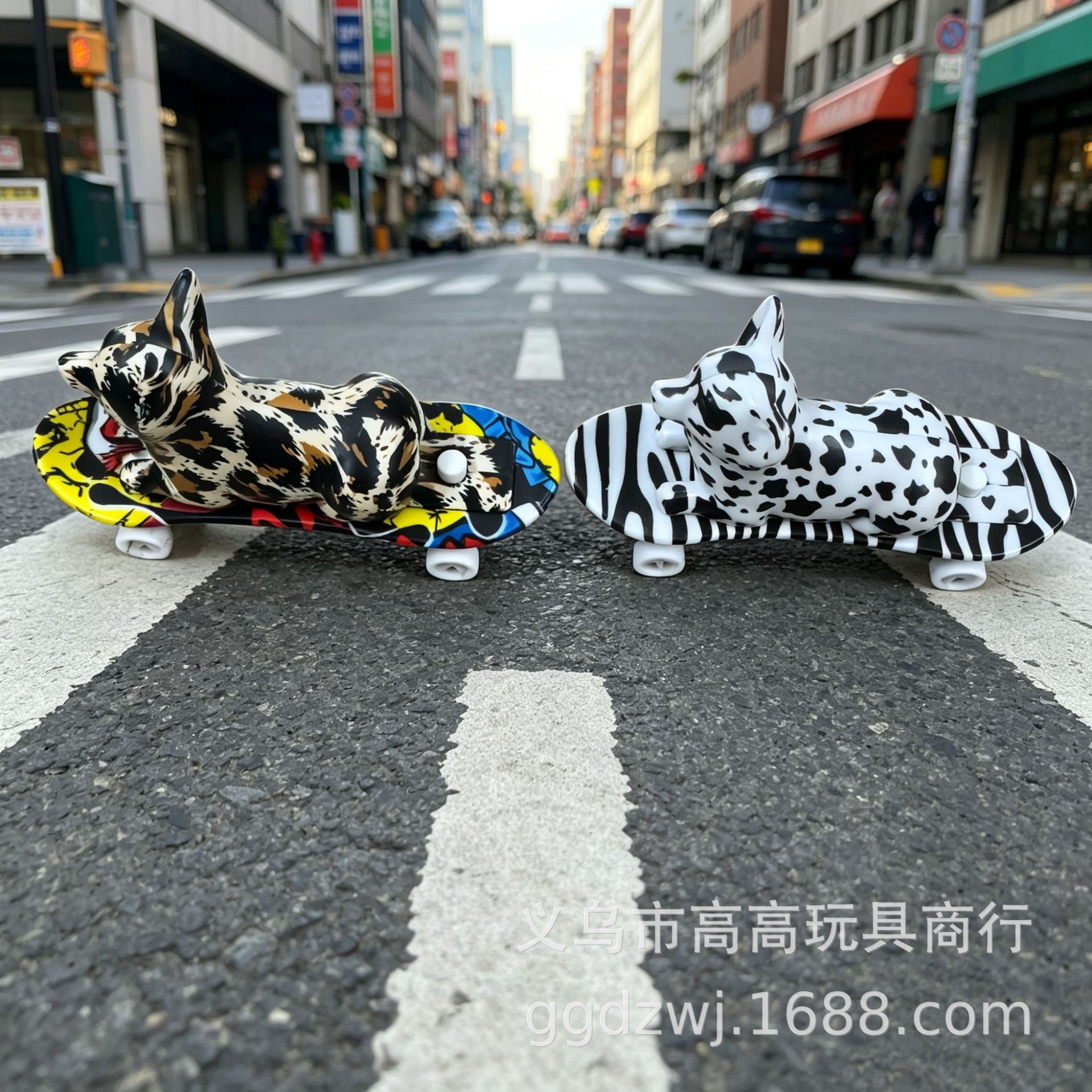 新款发光玩具多功能逗猫激光灯滑板斑点狗电筒厂家批发详情9