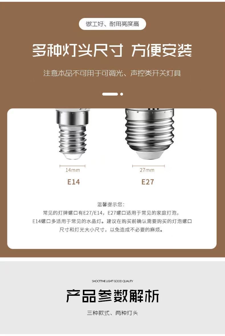 led ultra-bright bulbs, corn lamps, energy-saving lamps, home living room lamps, corn lamps, white warm light lamps, high-intensity bulbs pic 8