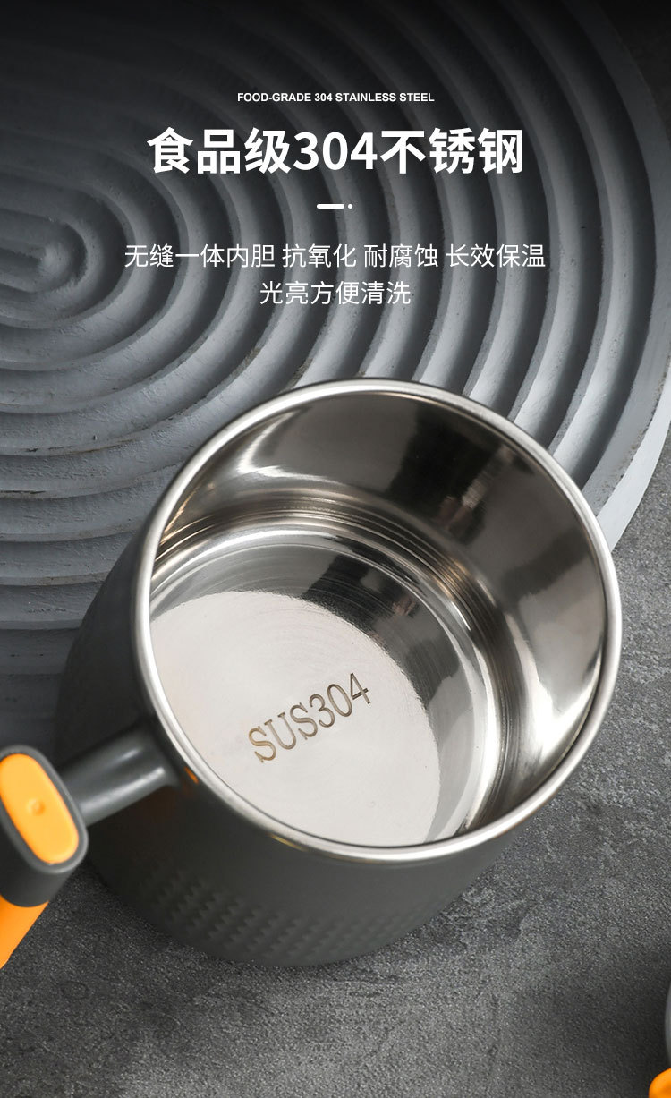 批发304不锈钢马克杯防烫喝水杯子家用带盖办公室咖啡水杯礼盒详情13