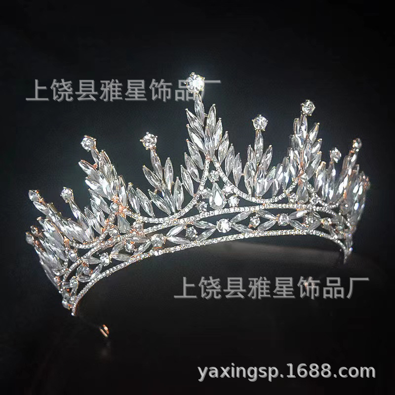 新娘头饰大气结婚头饰婚纱礼服超仙生日拍摄写真影楼配型发饰皇冠详情10