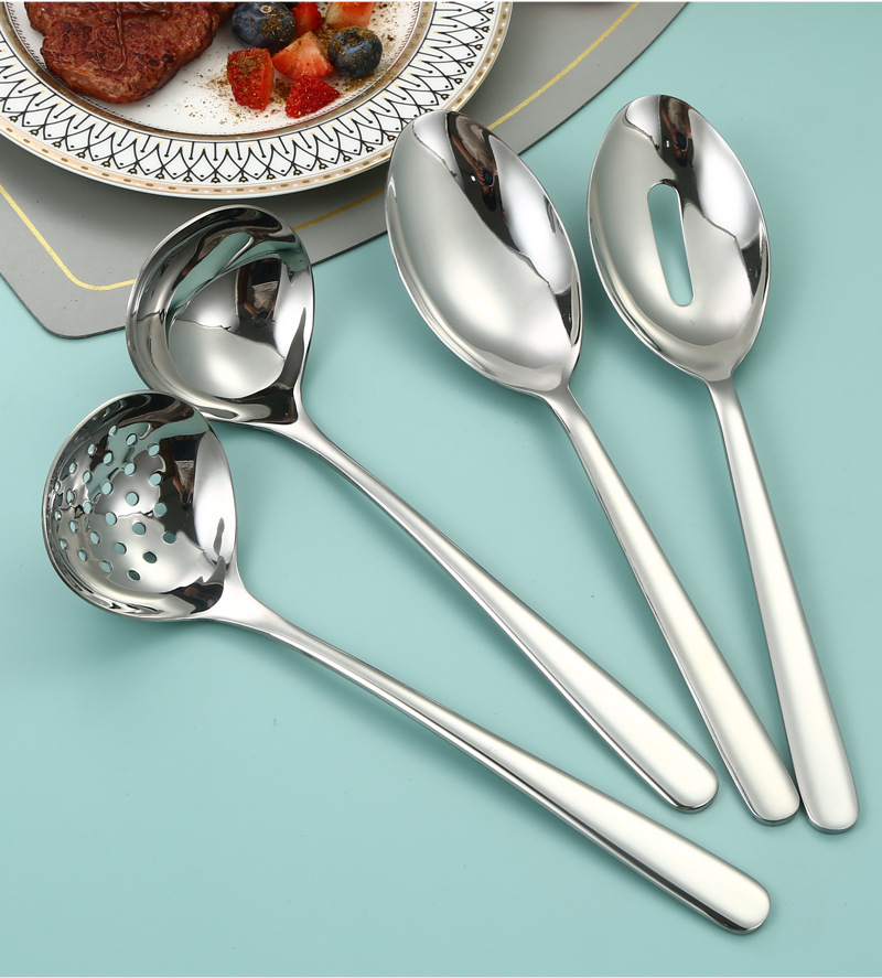 优雅系列304不锈钢餐具套装西餐牛排刀叉子勺子家用甜品勺水果叉详情22