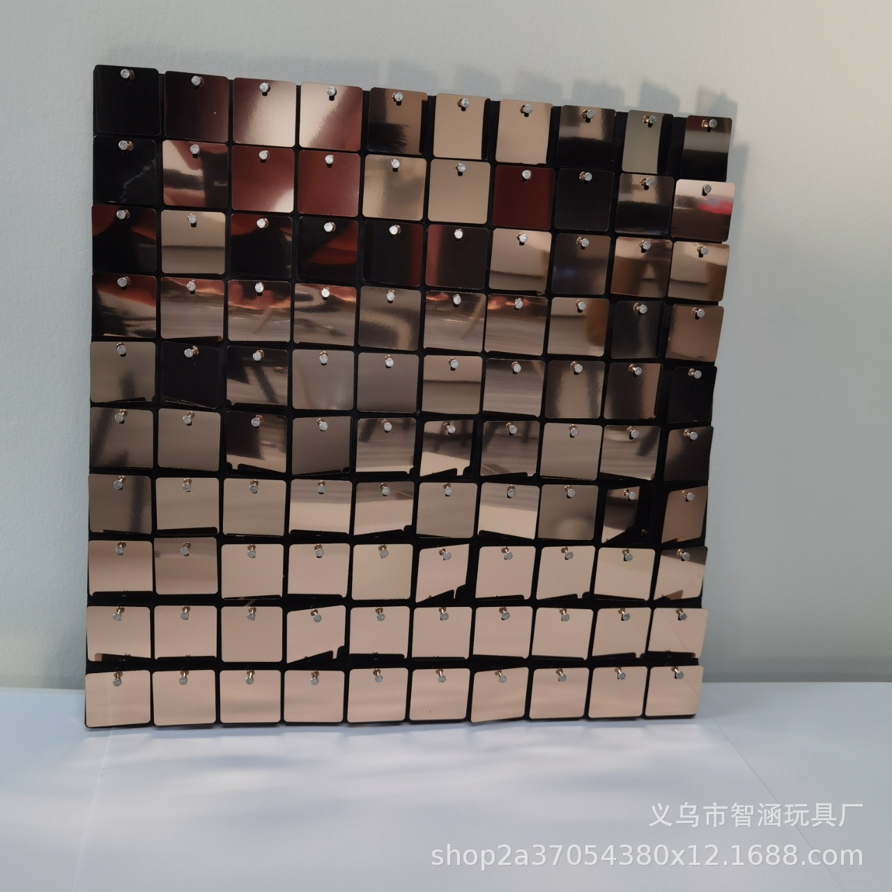 亮片风动扣板风动板背景墙亮片墙多彩广告板透明板装饰透明底板详情43