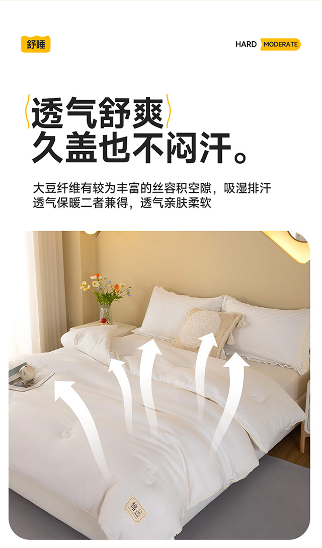 母婴级a类51%原棉大豆纤维被夏被学生无染被春秋被芯空调被冬被子详情24