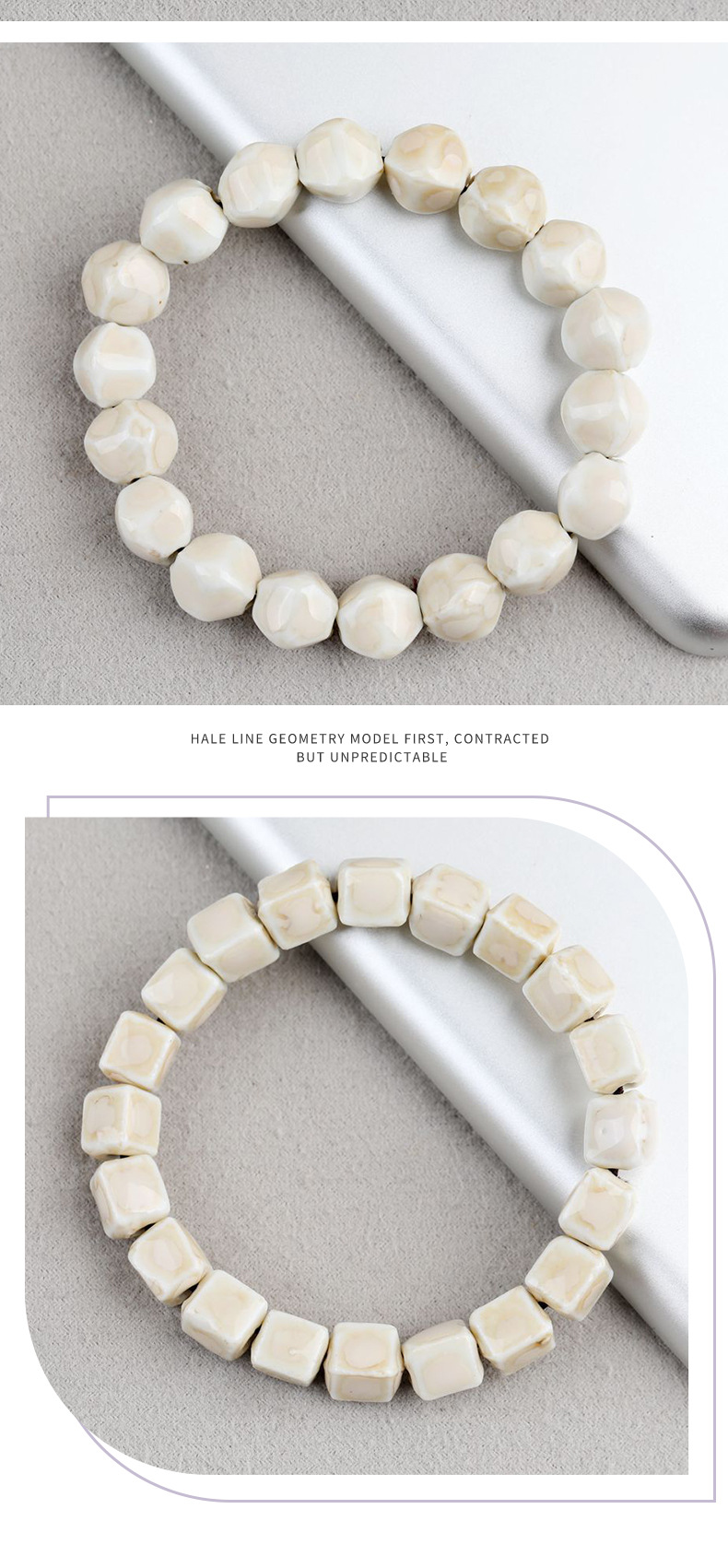 Jingdezhen New Chinese-style ethnic ceramic bone bracelet is a versatile gift for students and a traditional Chinese artistic bracelet pic 13
