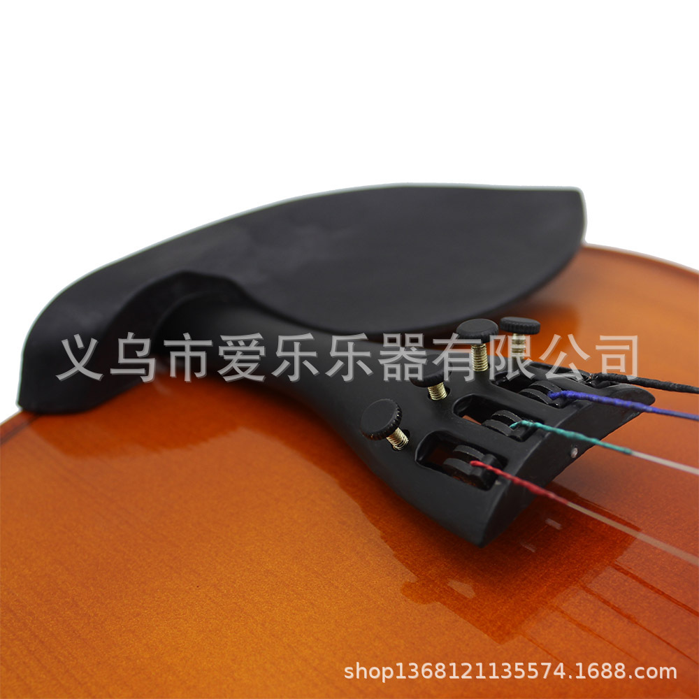 4/4 Solid wood violin natural color playing violin set for children, adults and beginners pic 22