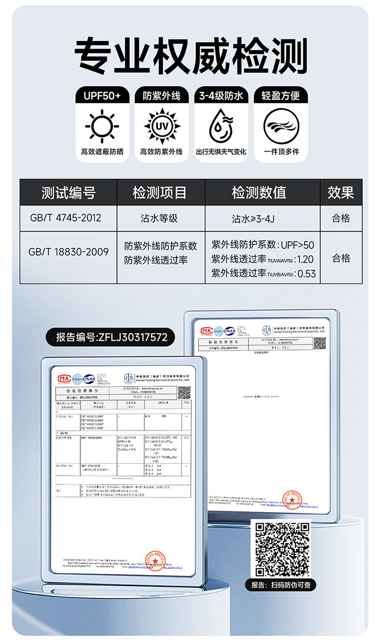山系户外UPF50+防晒衣男夏季薄款冰丝透气连帽轻量凉感休闲防晒服详情44