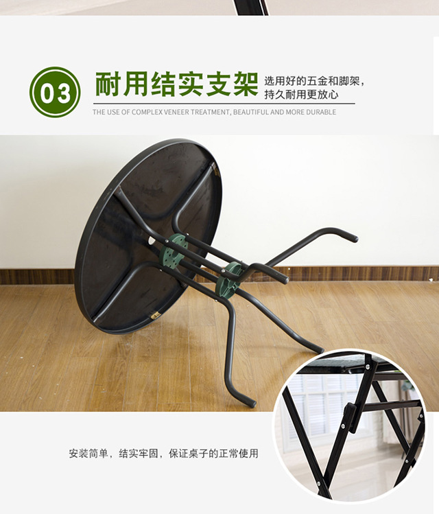 户外餐桌钢化玻璃阳台折叠桌室外摆摊奶茶露天休闲庭院桌椅三详情12