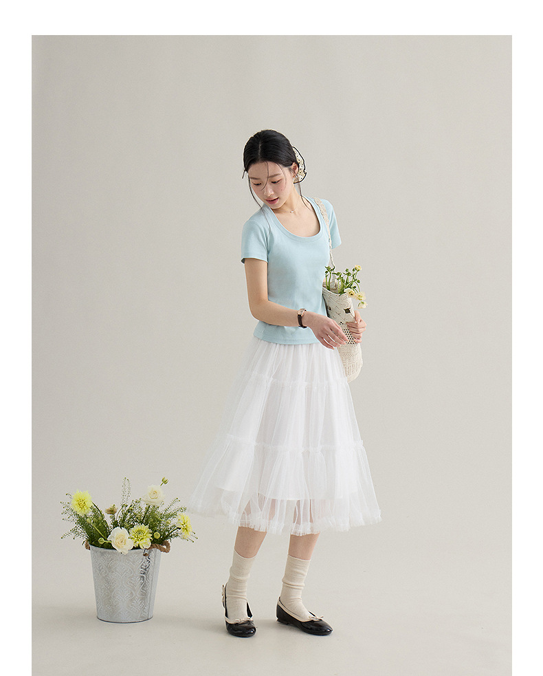 【 Blockbuster B: Super Comfortable Double-collar T-shirt with Upgraded Fabric 】 Spring short-sleeved T-shirt pic 102