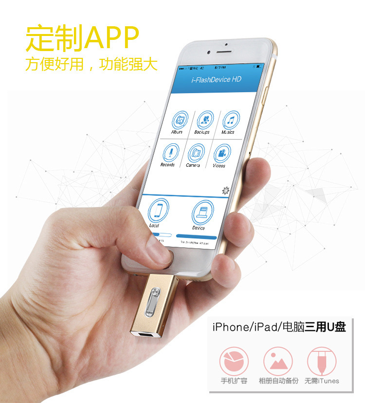 3.0优盘高速TYPE-C手机U盘大容量电脑USB三合一32G礼品企业logo详情16