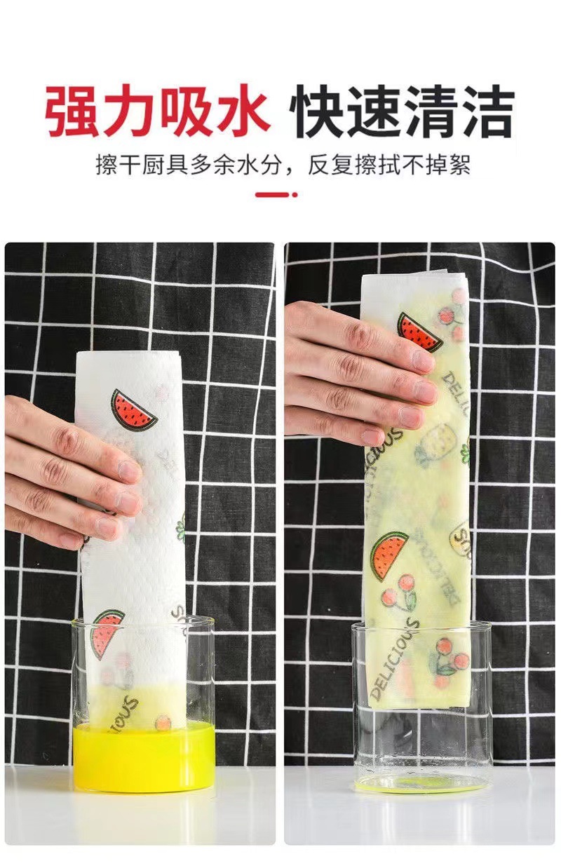 懒人抹布干湿两用厨房一次性抹布家用加厚吸油吸水洗碗清洁专用纸详情5