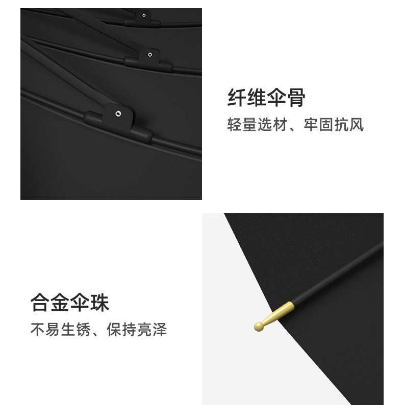 24-bone umbrellas, automatic umbrellas, large and extra-large size, factory bulk wholesale, straight-handled long-handled umbrellas, all-weather and all-weather, printed logo pic 11