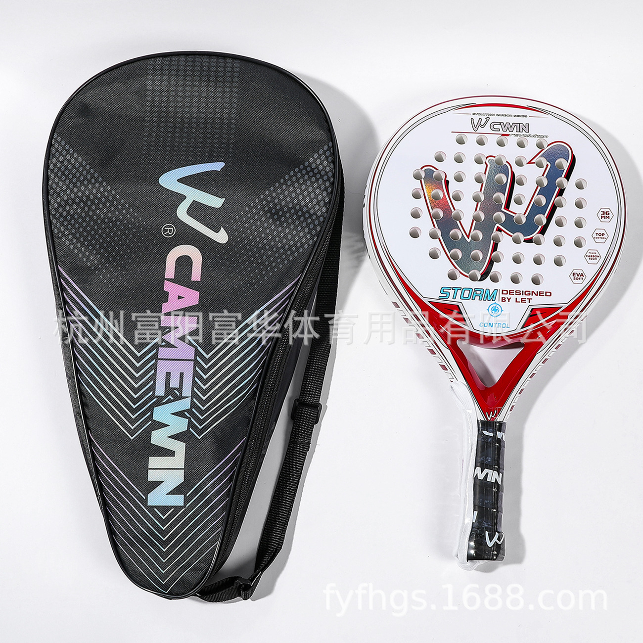 Padel板式网球拍CAMEWIN4018 碳素沙滩拍运动训练沙滩网球详情3