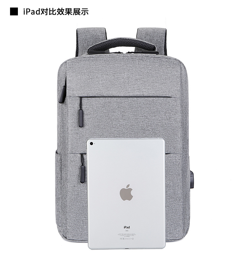 Cross border business backpack mochila multifuncional de gran capacidad para hombres advanced sense laptop bag USB imprimible pic 15