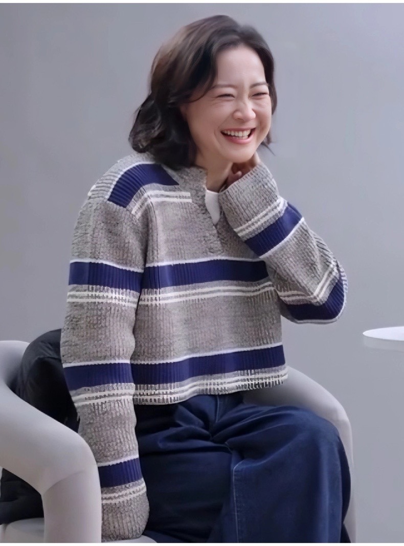 彩虹短袖后花园小香风宽松撞色套头v针织衫2026休闲百搭毛衣详情7