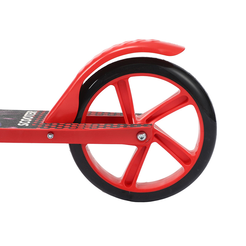 工厂200PU轮带手刹滑板车日常休闲滑板车上下班折叠成人代步滑板详情8