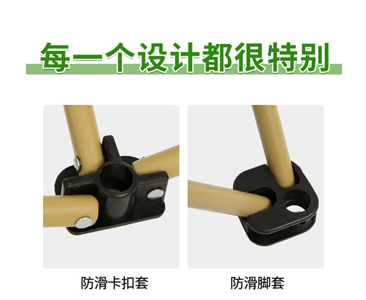 户外可折叠桌子便携式金属蛋卷露营桌子野餐夜市卖货折叠桌批发详情17