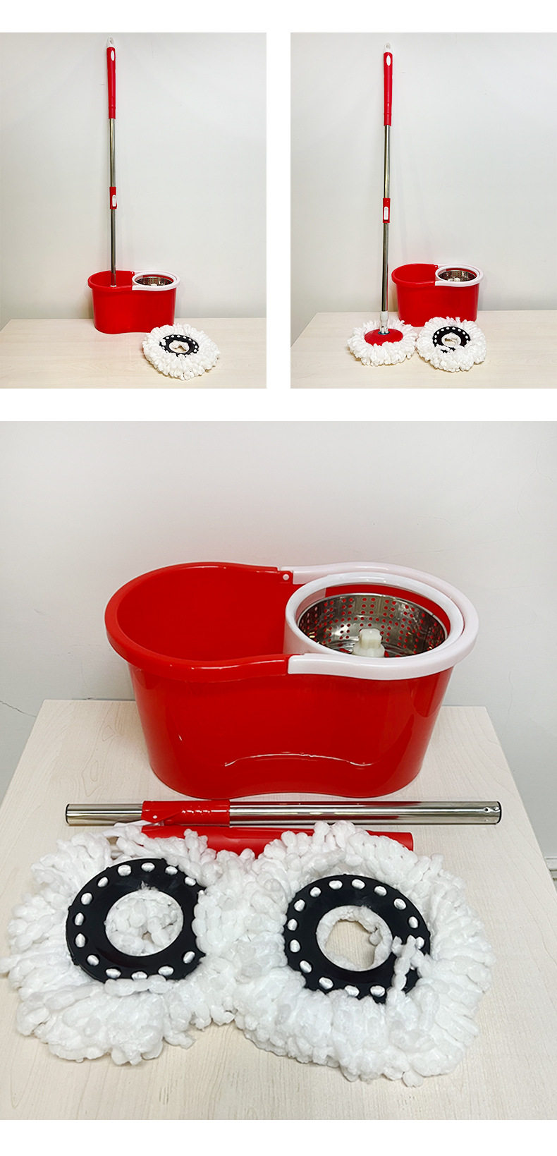 五代双驱动旋转拖把免手洗拖布干湿两用木地板地拖客厅清洁墩布0871详情9